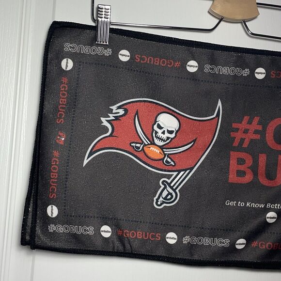Lot of 2 NFL Tampa Bay Buccaneers Graphic Rally Towels #Go Bucs, #Go Bucs 18x11" - Picture 3 of 15